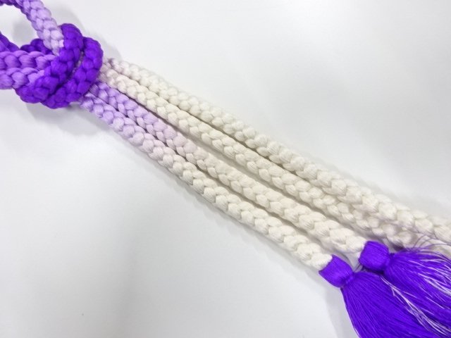 JAPANESE KIMONO / HAND-TIED OBIJIME